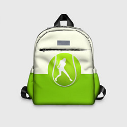 Детский рюкзак Символ теннисиста, цвет: 3D-принт