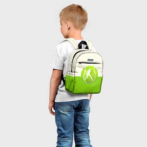 Детский рюкзак Символ теннисиста / 3D-принт – фото 5