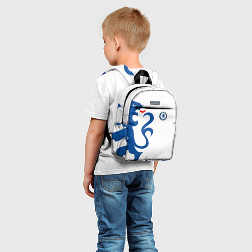 Детский рюкзак FC Chelsea: White Lion / 3D-принт – фото 5