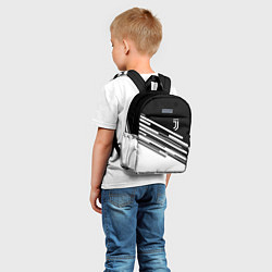 Детский рюкзак FC Juventus: B&W Line, цвет: 3D-принт — фото 2