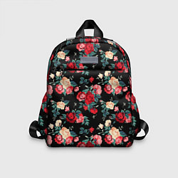 Детский рюкзак Кустовые розы, цвет: 3D-принт