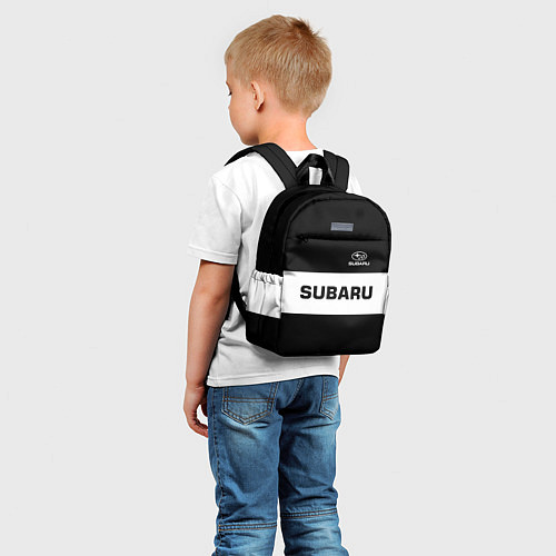 Детский рюкзак Subaru: Black Sport / 3D-принт – фото 5