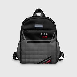 Детский рюкзак Audi: Crey & Black, цвет: 3D-принт