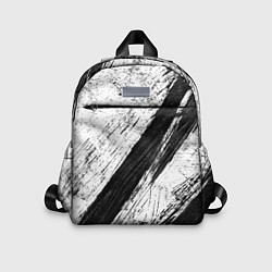 Детский рюкзак Белый и черный, цвет: 3D-принт