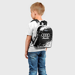 Детский рюкзак Audi: Black Spray, цвет: 3D-принт — фото 2
