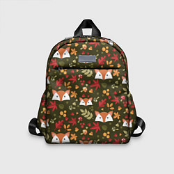Детский рюкзак Осенние лисички, цвет: 3D-принт
