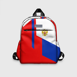 Детский рюкзак Russia: Geometry Tricolor, цвет: 3D-принт