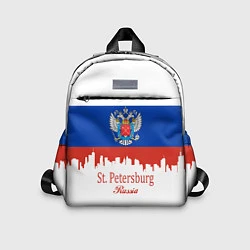 Детский рюкзак St. Petersburg: Russia, цвет: 3D-принт