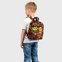 Детский рюкзак Русский мотив, цвет: 3D-принт — фото 2