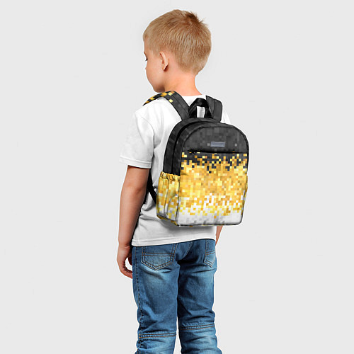 Детский рюкзак Имперский флаг пикселами / 3D-принт – фото 5