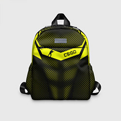 Детский рюкзак CS:GO Yellow Carbon