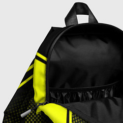 Детский рюкзак CS:GO Yellow Carbon, цвет: 3D-принт — фото 2