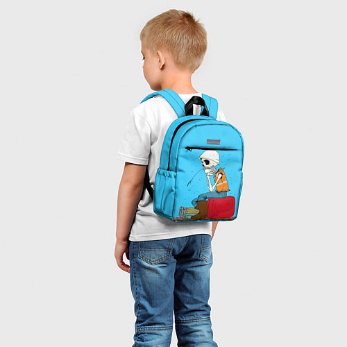 Детский рюкзак Скелет-геодезист / 3D-принт – фото 5