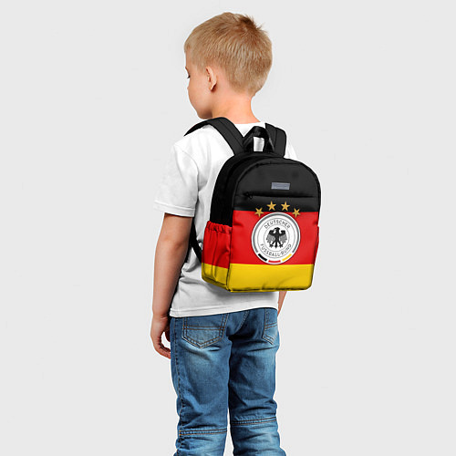 Детский рюкзак Немецкий футбол / 3D-принт – фото 5