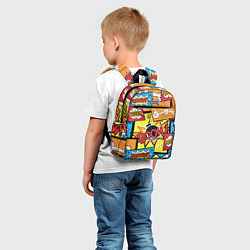 Детский рюкзак Boom Pop Art, цвет: 3D-принт — фото 2