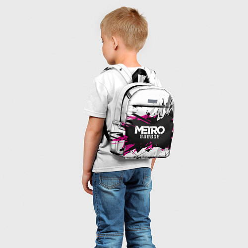 Детский рюкзак Metro: Exodus Purple / 3D-принт – фото 5