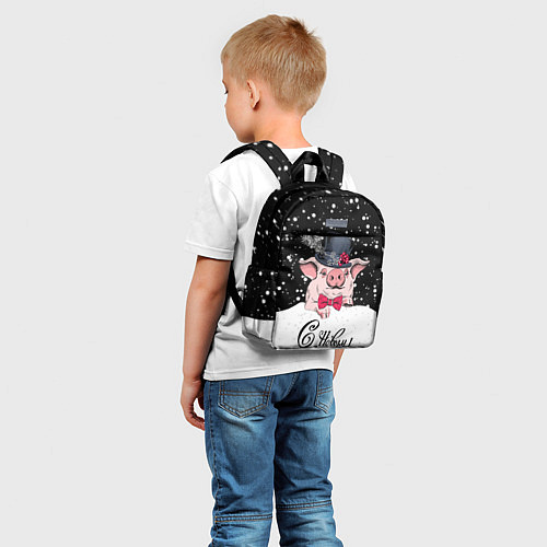 Детский рюкзак Мистер Поросенок / 3D-принт – фото 5