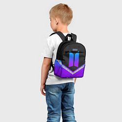 Детский рюкзак BTS: Neon Symbol, цвет: 3D-принт — фото 2