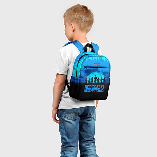 Детский рюкзак RDR 2: Blue Style / 3D-принт – фото 5