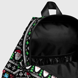 Детский рюкзак Узор с Сантой, цвет: 3D-принт — фото 2
