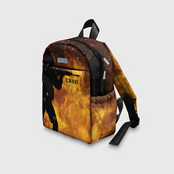Детский рюкзак CS:GO Dark Fire, цвет: 3D-принт — фото 2