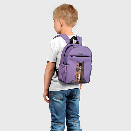 Детский рюкзак Конь БоДжек / 3D-принт – фото 5