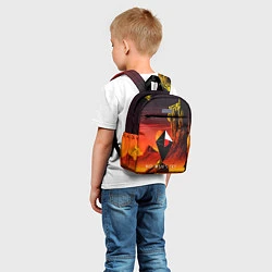 Детский рюкзак No Man's Sky: Red Dust, цвет: 3D-принт — фото 2