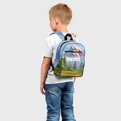 Детский рюкзак Fortnite: Forest View / 3D-принт – фото 5