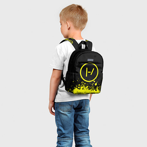 Детский рюкзак 21 Pilots: Yellow Paint / 3D-принт – фото 5