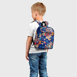 Детский рюкзак Экзотический орнамент, цвет: 3D-принт — фото 2