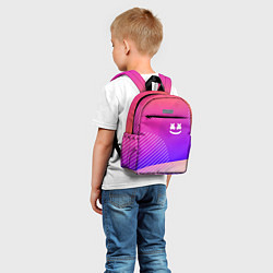 Детский рюкзак Marshmello: Colour Geometry, цвет: 3D-принт — фото 2