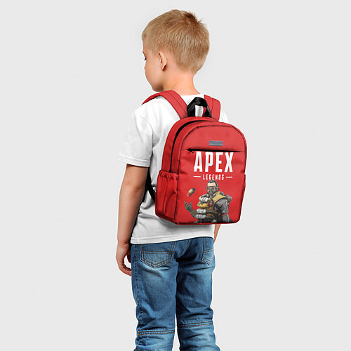 Детский рюкзак Apex Legends: Red Caustic / 3D-принт – фото 5
