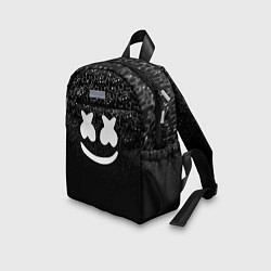 Детский рюкзак Marshmello Black, цвет: 3D-принт — фото 2