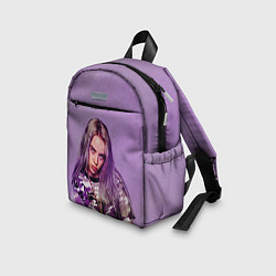 Детский рюкзак Billie Eilish: Violet Fashion, цвет: 3D-принт — фото 2