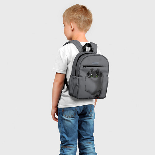 Детский рюкзак Фурия в кармане / 3D-принт – фото 5