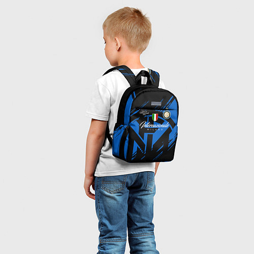 Детский рюкзак Интер Милан логотипы / 3D-принт – фото 5