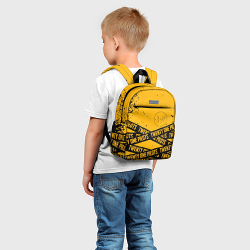 Детский рюкзак 21 Pilots: Yellow Levitate / 3D-принт – фото 5