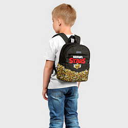 Детский рюкзак Brawl Stars: Black Style, цвет: 3D-принт — фото 2