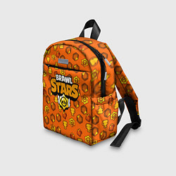 Детский рюкзак Brawl Stars: Orange Team, цвет: 3D-принт — фото 2