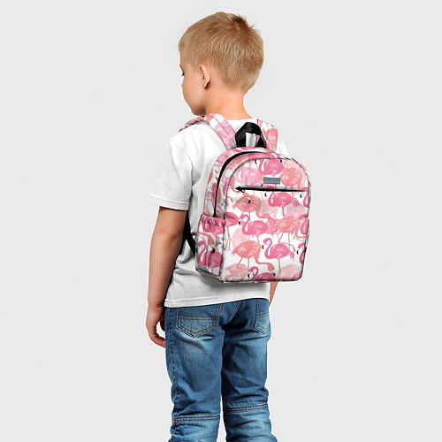 Детский рюкзак Рай фламинго / 3D-принт – фото 5