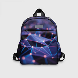 Детский рюкзак Абстрактные линии и свечение, цвет: 3D-принт