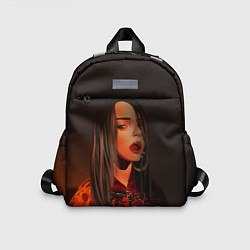 Детский рюкзак Billie Eilish: Red Head, цвет: 3D-принт