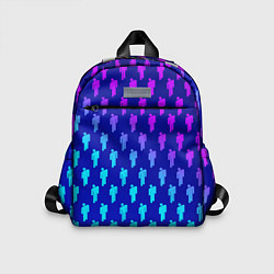 Детский рюкзак Billie Eilish: Violet Pattern, цвет: 3D-принт