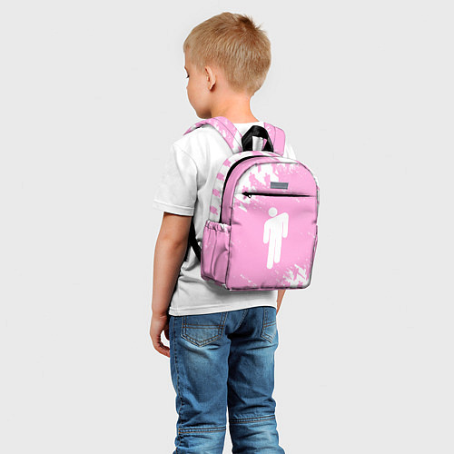 Детский рюкзак Billie Eilish: Pink Style / 3D-принт – фото 5