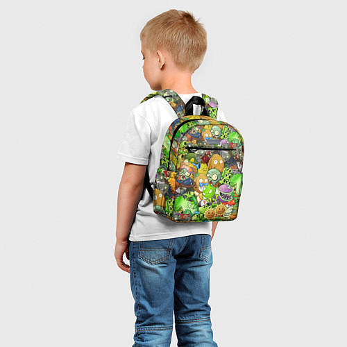Детский рюкзак PLANTS VS ZOMBIES / 3D-принт – фото 5