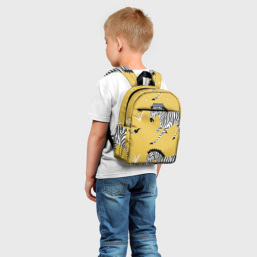 Детский рюкзак Зебра арт / 3D-принт – фото 5