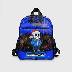Детский рюкзак НОВОГОДНИЙ UNDERTALE, цвет: 3D-принт