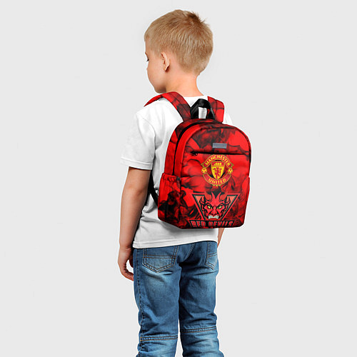 Детский рюкзак Manchester United / 3D-принт – фото 5