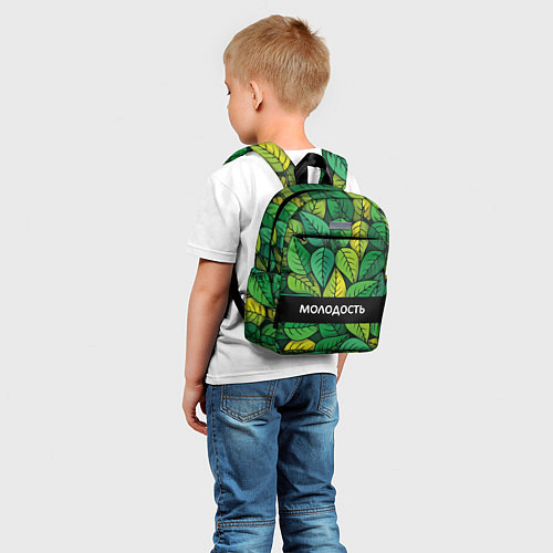 Детский рюкзак Молодостьглупость / 3D-принт – фото 5