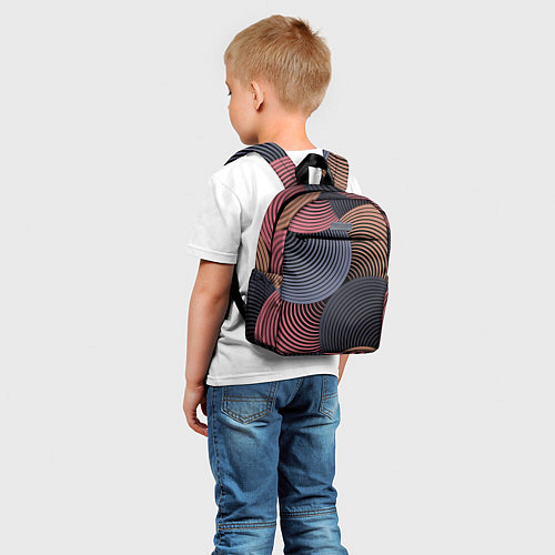 Детский рюкзак Абстрактный узор / 3D-принт – фото 5